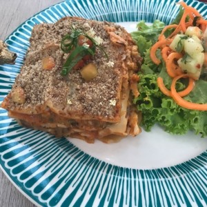 Lasaña vegetariana  