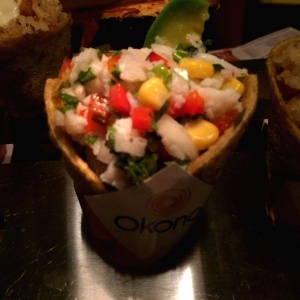 Okono ceviche de pescado