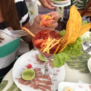 Coctel de camarones