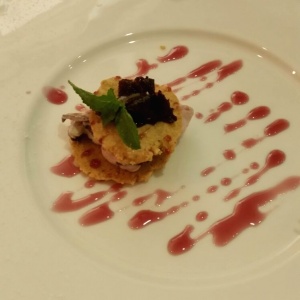 postre de flor de jamaica. delicioso