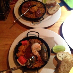 Paella Mixta y Valenciana