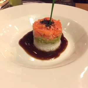 Tartar de salmon