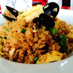 Arroz Chaufa de Mariscos