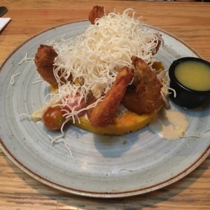 Langostinos al panko