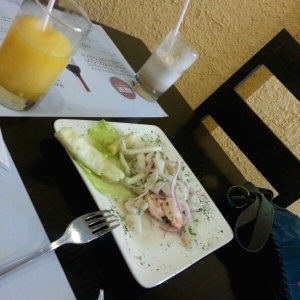 Ceviche mixto (entrada)
