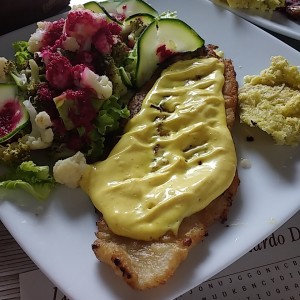 pescado en salsa curry