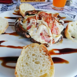 Portobello asado