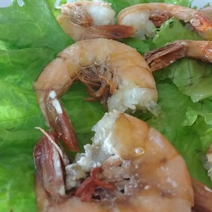 gambas a la plancha