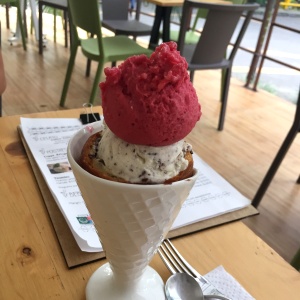 Cono Brioche com Helado Artesanal