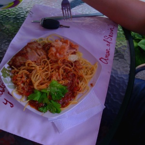 Pastas en salsa boloñesa