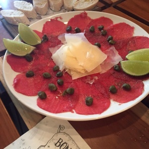 Carpaccio de res