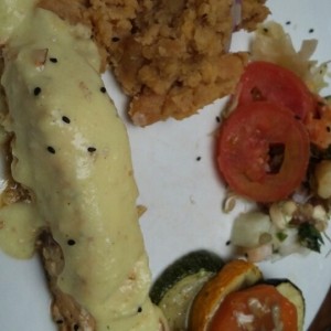 salmon en salsa de coco