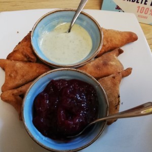 empanadas de queso y verdura 