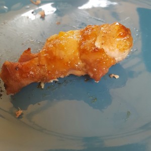 Cerdo con caramelo y mozzarella