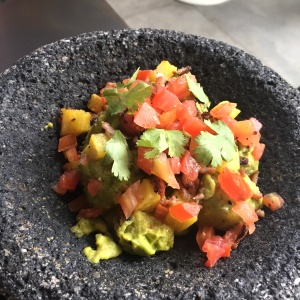 Guacamole en la piedra