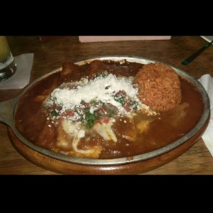 Enchilada de carne