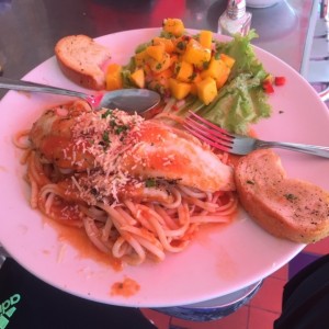 robalo en salsa pomodoro