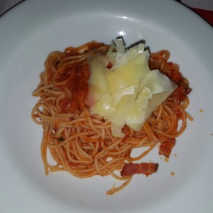 spaghetti amatriciana