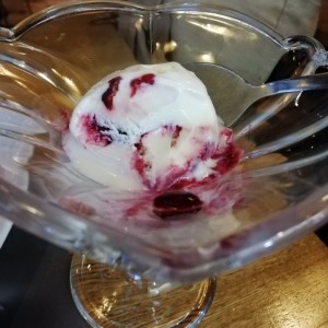 adición de helado