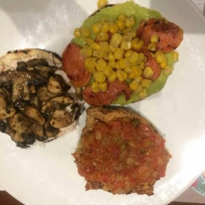 trio de arepas