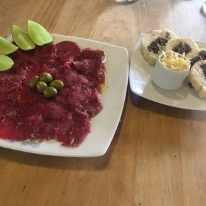 carpaccio de res