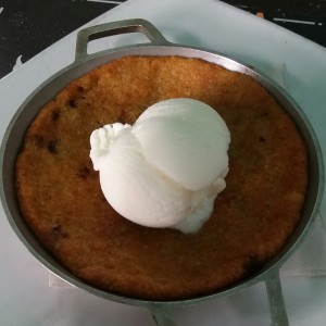 Galleta con helado