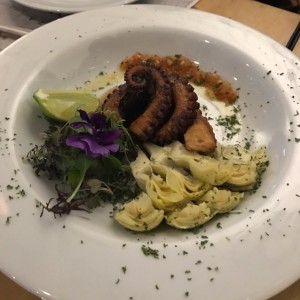 entrada de pulpo asado