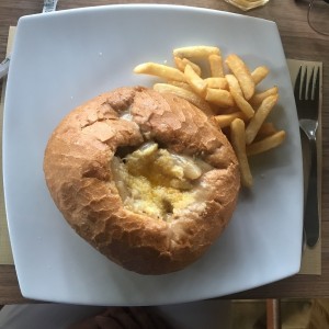 Cazuela de pollo y espárragos
