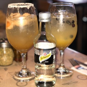 Soda de lyches y maracuya 