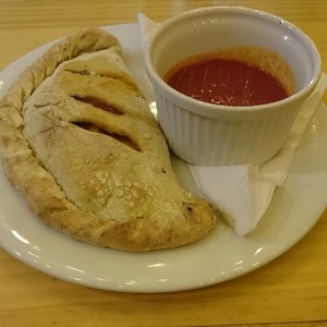 calzone de hongos