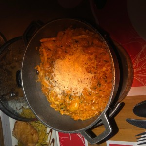 Arroz cremoso de mariscos 