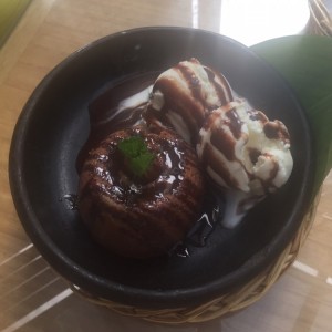volcan de chocolate