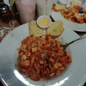 pastas frutos del mar