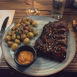 Costillas ahumadas
