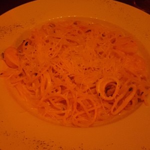 pasta con mariscos