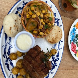 duo tocino y ceviche de chorizo