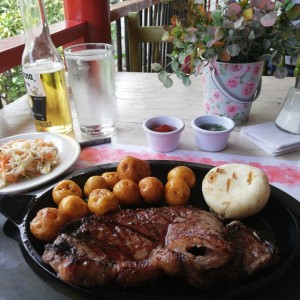 Corte de carne importada New York Stick. 