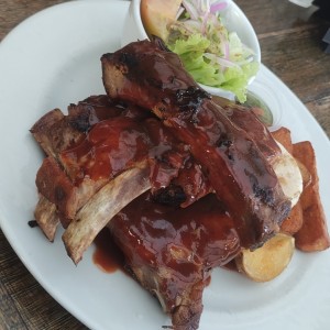 costillas bbq