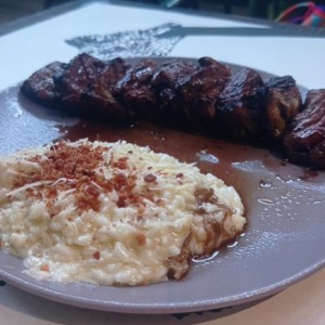 Rissotto y Bife de Chorizo ??