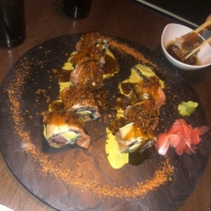 rolls de salmon