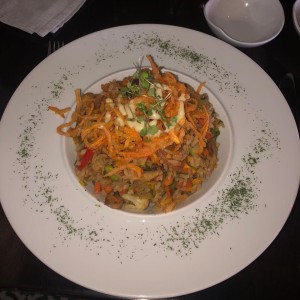 Arroz vegetariano