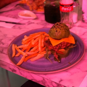 Avoburger con carne de res 
