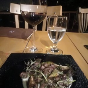 Corazoncito de pollo con hongos