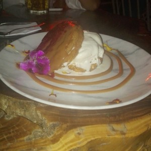 postre. Churro con helado😍