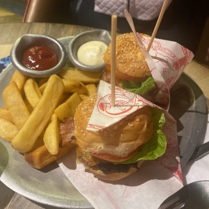 Menu kid hamburguesa