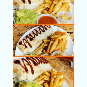 burritos pollo, carnes