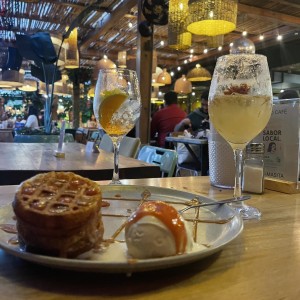 Postre, Waffles de yuca