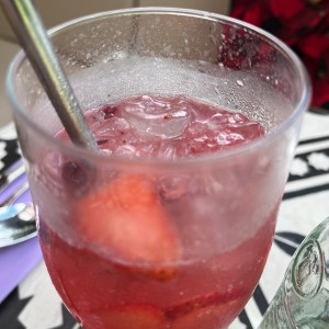 Soda fresa arándanos 