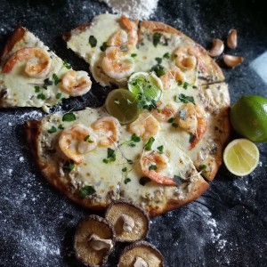 Pizza Langostinos Thermidor