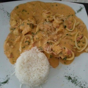 Pescado a lo macho.
